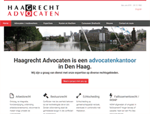 Tablet Screenshot of haagrecht.nl
